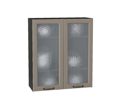 Шкаф верхний с 2-мя остекленными дверцами Ницца, цвет: Omnia