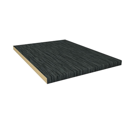 Образец МДФ для тумбы с материалами отделок (универс.), цвет: Черный металлик дождь