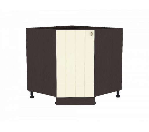 Шкаф нижний угловой (трапеция) Прованс, цвет: Ваниль