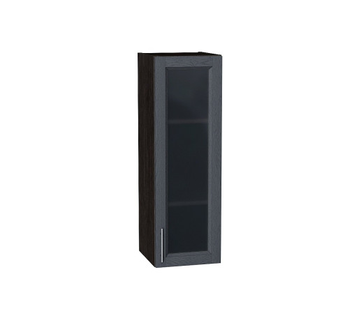 Шкаф верхний с 1-ой остекленной дверцей Сканди, цвет: Graphite Softwood