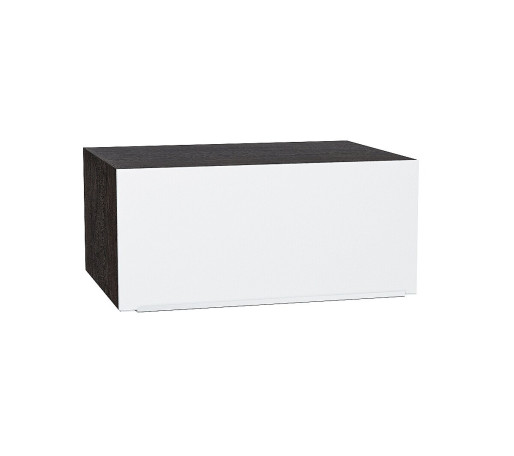 Шкаф верхний горизонтальный глубокий Фьюжн, цвет: Silky White