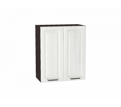 Шкаф верхний с 2-мя дверцами Прага, цвет: Белое дерево