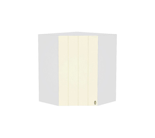 Шкаф верхний угловой Прованс, цвет: Ваниль