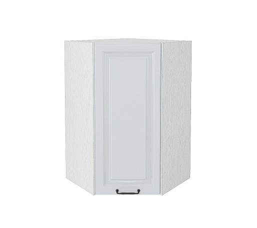 Шкаф верхний угловой Ницца, цвет: Blanco