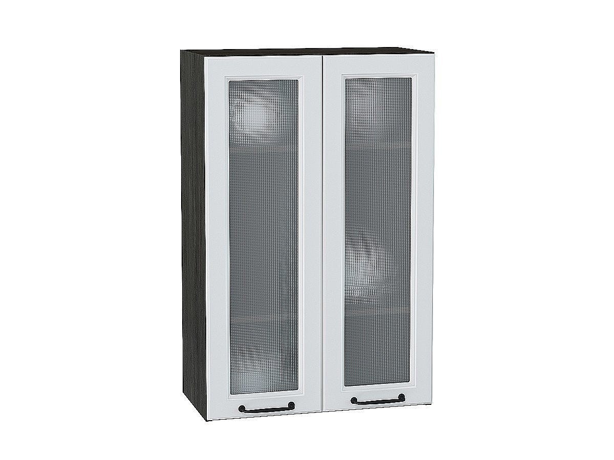 Шкаф верхний с 2-мя остекленными дверцами Ницца, цвет: Blanco Шкаф верхний с 2-мя остекленными дверцами Ницца, цвет: Blanco