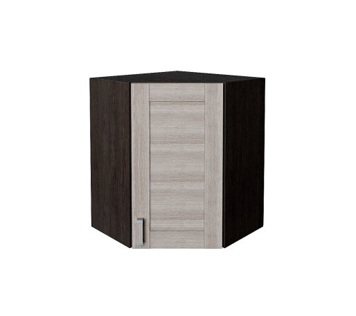 Шкаф верхний угловой Лофт, цвет: Cappuccino Veralinga