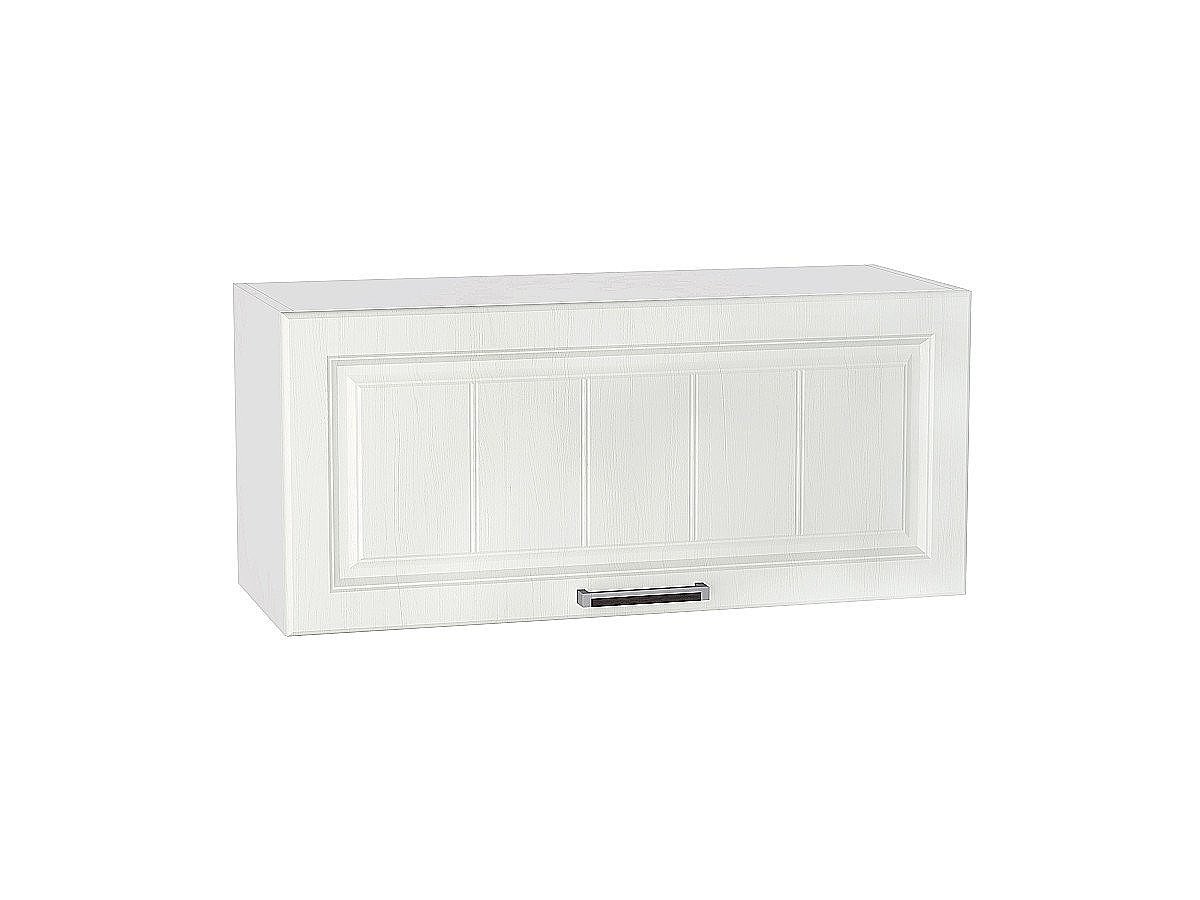 Шкаф верхний горизонтальный глубокий Прага, цвет: Белое дерево Шкаф верхний горизонтальный глубокий Прага, цвет: Белое дерево