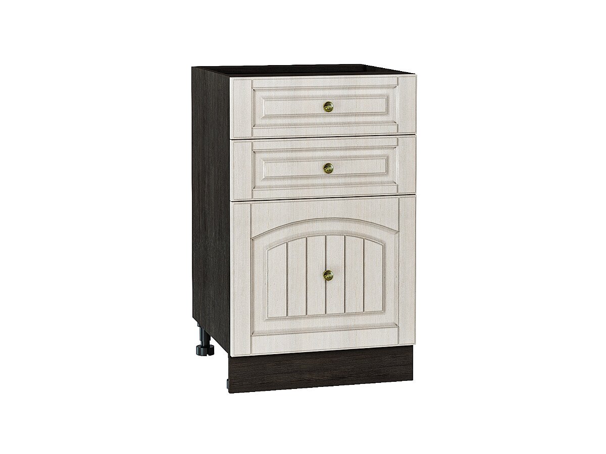 Шкаф нижний с 3-мя ящиками Верона, цвет: Ясень золото Шкаф нижний с 3-мя ящиками Верона, цвет: Ясень золото