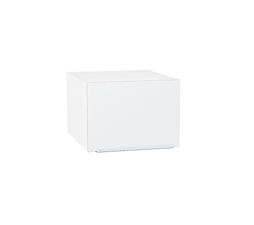 Шкаф верхний горизонтальный глубокий Фьюжн, цвет: Silky White