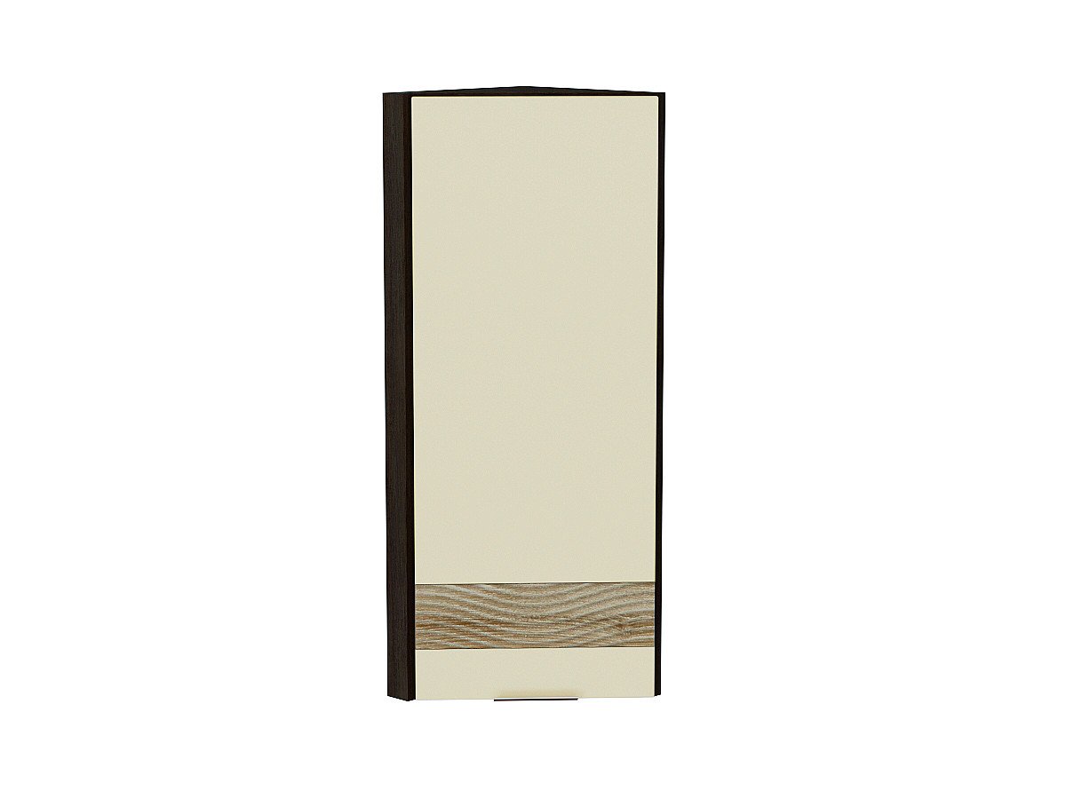 Шкаф верхний торцевой Терра DL, цвет: Ваниль софт Шкаф верхний торцевой Терра DL, цвет: Ваниль софт