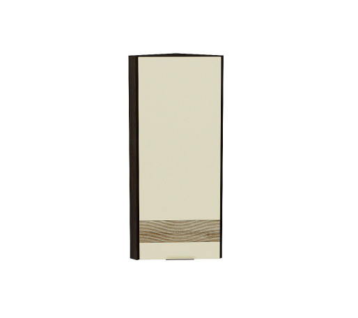 Шкаф верхний торцевой Терра DL, цвет: Ваниль софт