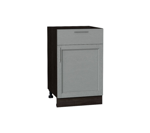 Шкаф нижний с 1-ой дверцей и ящиком Сканди, цвет: Grey Softwood