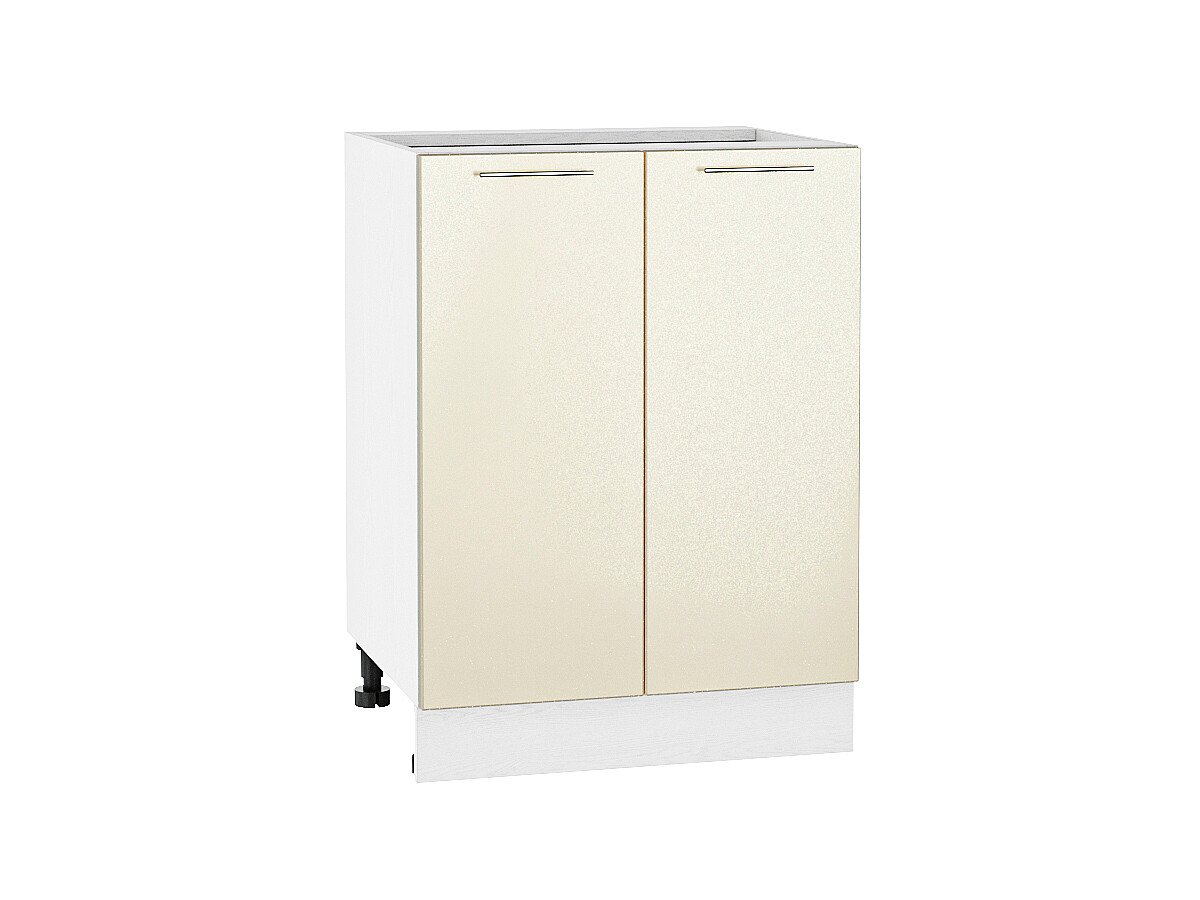 Шкаф нижний с 2-мя дверцами Валерия-М, цвет: Бежевый металлик Шкаф нижний с 2-мя дверцами Валерия-М, цвет: Бежевый металлик