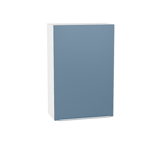 Шкаф верхний с 1-ой дверцей Фьюжн, цвет: Silky Blue