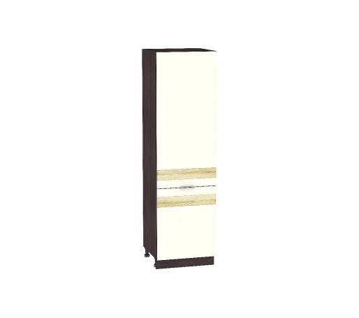 Шкаф пенал с 2-мя дверцами Терра DL, цвет: Ваниль софт