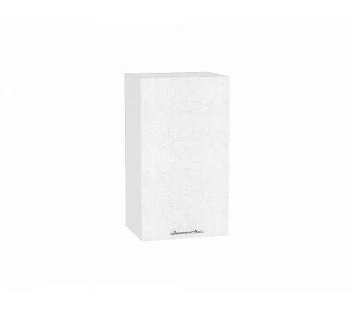 Шкаф верхний с 1-ой дверцей Валерия-М, цвет: Белый металлик