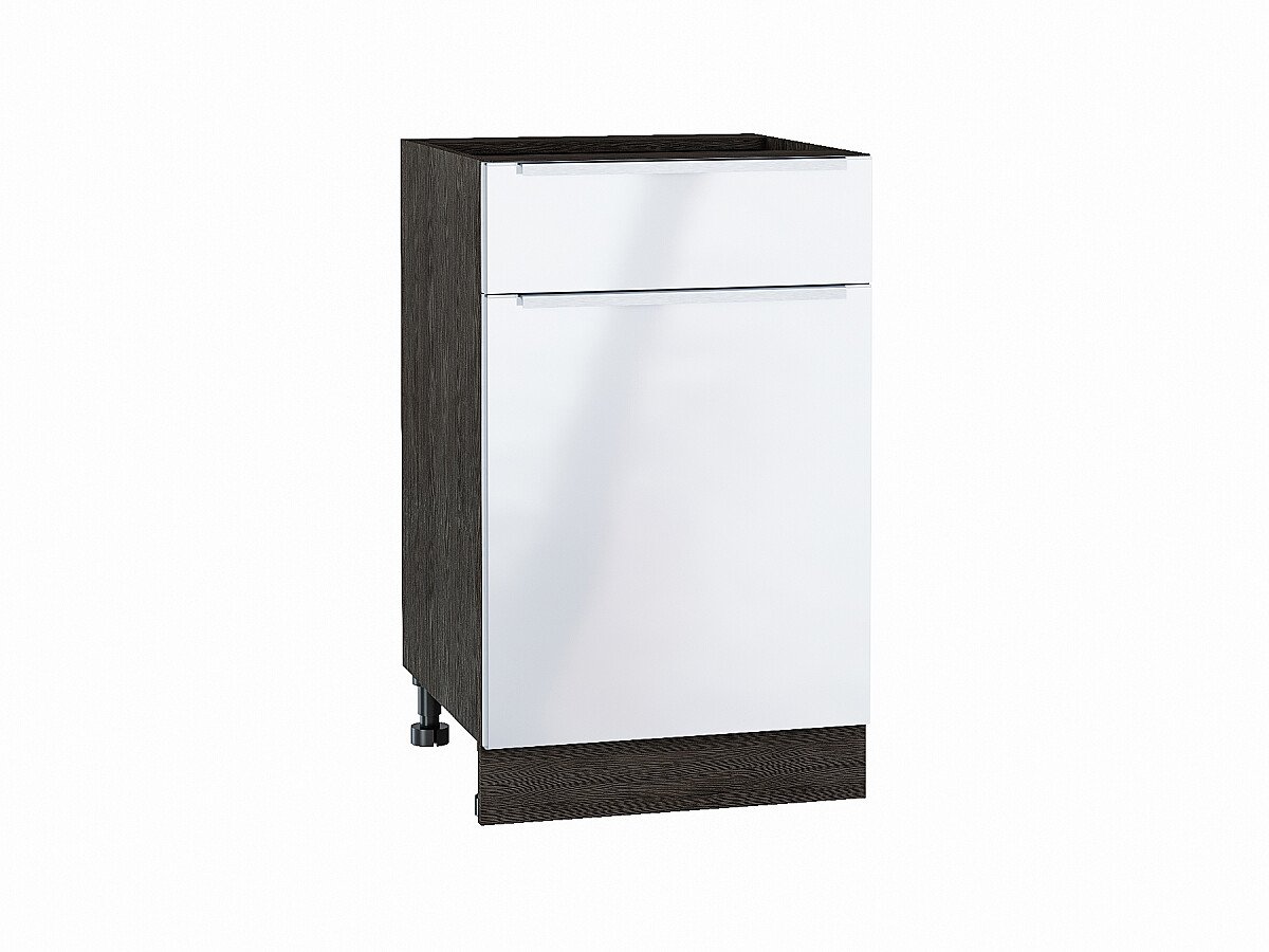 Шкаф нижний с 1-ой дверцей и ящиком Фьюжн, цвет: Angel Шкаф нижний с 1-ой дверцей и ящиком Фьюжн, цвет: Angel