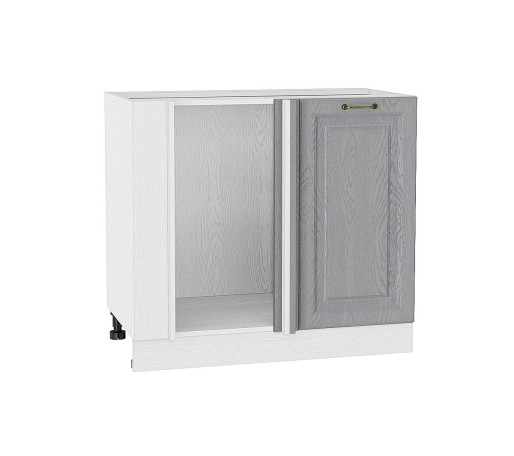 Шкаф нижний угловой Ницца, цвет: Дуб серый