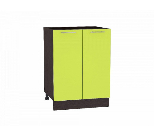 Шкаф нижний с 2-мя дверцами Валерия-М, цвет: Лайм глянец