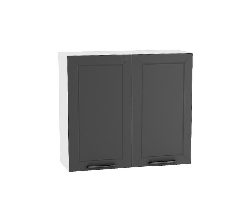 Шкаф верхний с 2-мя дверцами Глетчер, цвет: Маренго Силк