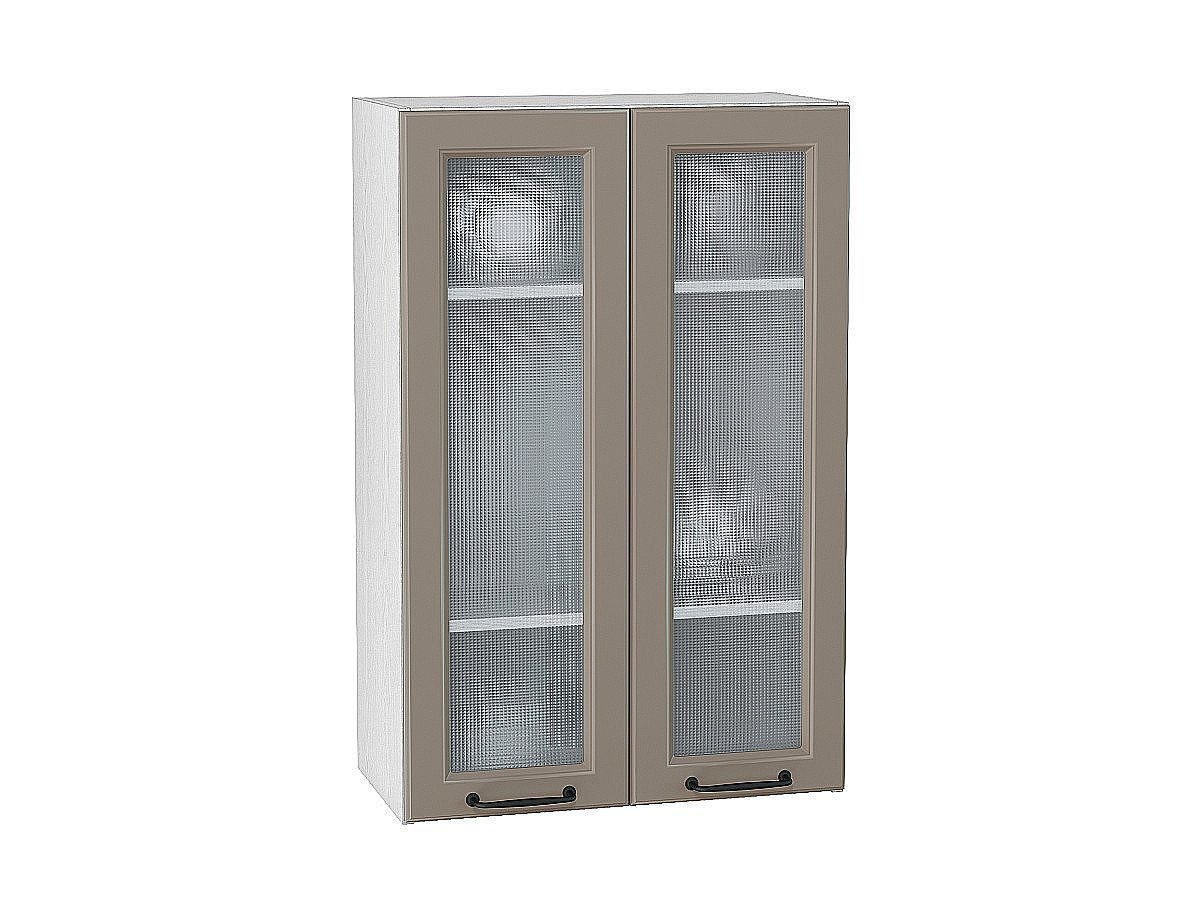 Шкаф верхний с 2-мя остекленными дверцами Ницца, цвет: Omnia Шкаф верхний с 2-мя остекленными дверцами Ницца, цвет: Omnia