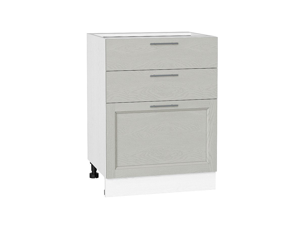 Шкаф нижний с 3-мя ящиками Сканди, цвет: Cappuccino Softwood Шкаф нижний с 3-мя ящиками Сканди, цвет: Cappuccino Softwood