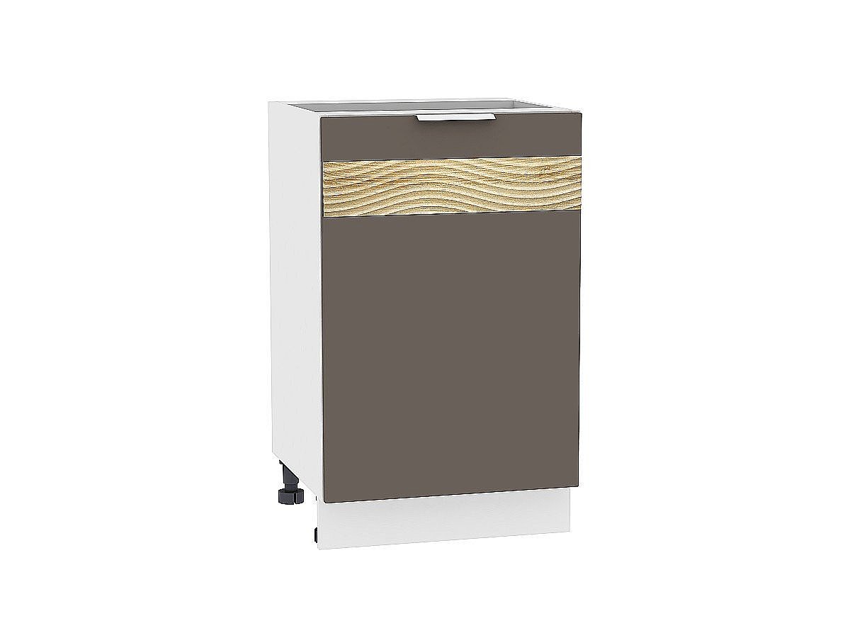 Шкаф нижний с 1-ой дверцей Терра DL, цвет: Смоки Софт Шкаф нижний с 1-ой дверцей Терра DL, цвет: Смоки Софт