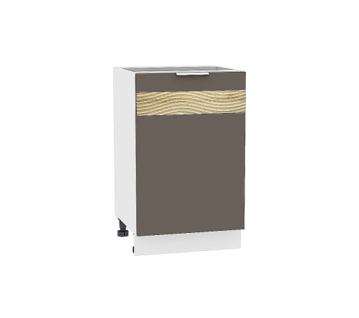 Шкаф нижний с 1-ой дверцей Терра DL, цвет: Смоки Софт