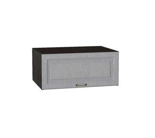 Шкаф верхний горизонтальный глубокий Ницца, цвет: Дуб серый