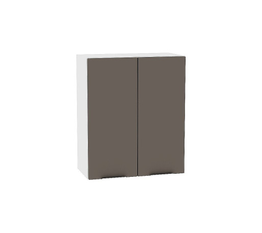 Шкаф верхний с 2-мя дверцами Терра, цвет: Смоки Софт