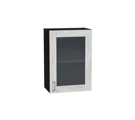 Шкаф верхний с 1-ой остекленной дверцей Лофт, цвет: Nordic Oak