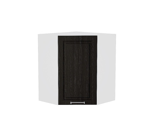 Шкаф верхний угловой Прага, цвет: Венге Премиум