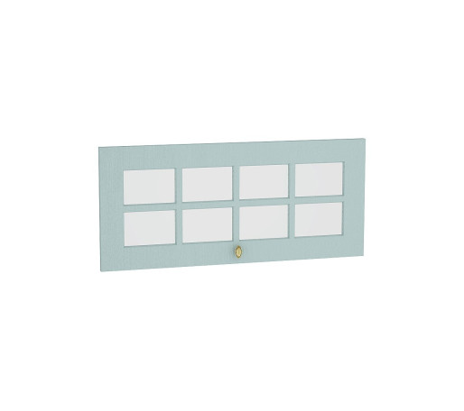 Комплект фасадов Прованс со стеклом для каркаса Ф-88 ВГ800, цвет: Голубой