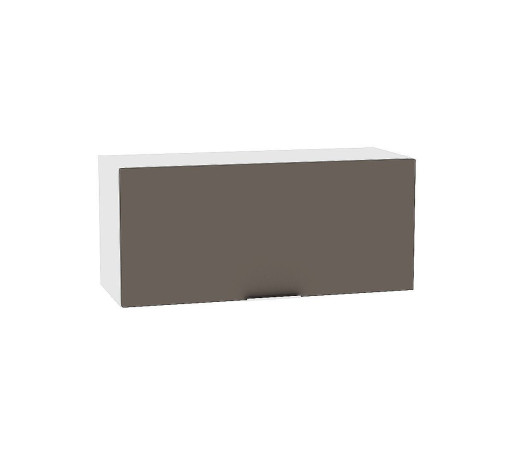 Шкаф верхний горизонтальный глубокий Терра, цвет: Смоки Софт