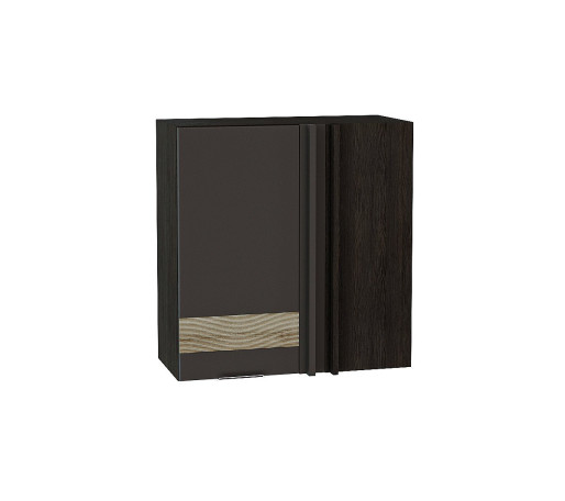 Шкаф верхний прямой угловой Терра DL, цвет: Смоки Софт