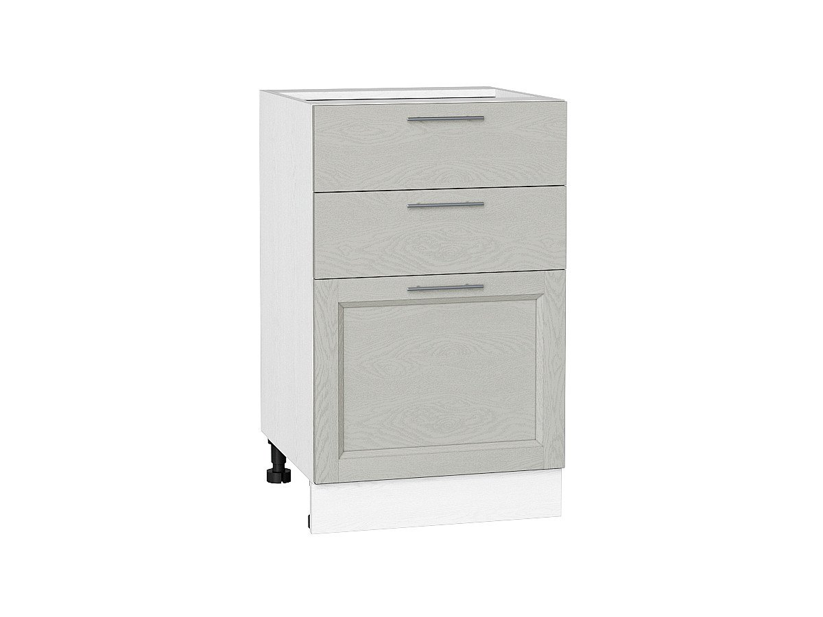 Шкаф нижний с 3-мя ящиками Сканди, цвет: Cappuccino Softwood Шкаф нижний с 3-мя ящиками Сканди, цвет: Cappuccino Softwood