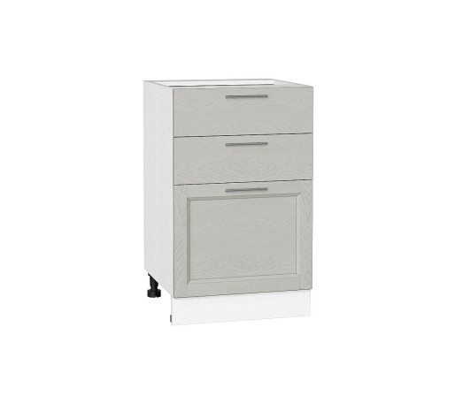 Шкаф нижний с 3-мя ящиками Сканди, цвет: Cappuccino Softwood