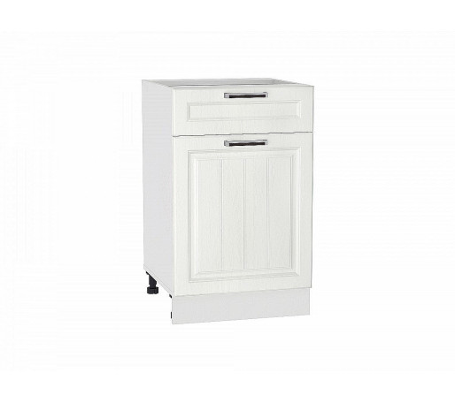 Шкаф нижний с 1-ой дверцей и ящиком Прага, цвет: Белое дерево