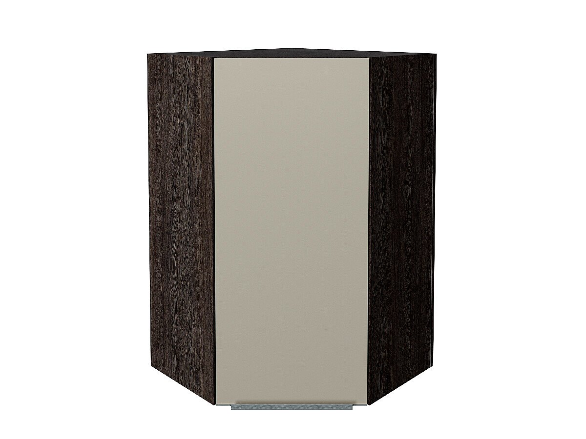 Шкаф верхний угловой Фьюжн, цвет: Silky Grey Шкаф верхний угловой Фьюжн, цвет: Silky Grey