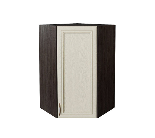 Шкаф верхний угловой Шале, цвет: Ivory