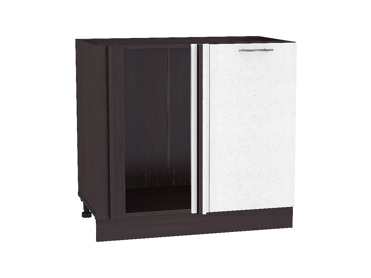 Шкаф нижний угловой Валерия-М, цвет: Белый металлик Шкаф нижний угловой Валерия-М, цвет: Белый металлик