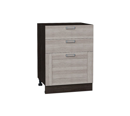 Шкаф нижний с 3-мя ящиками Лофт, цвет: Cappuccino Veralinga