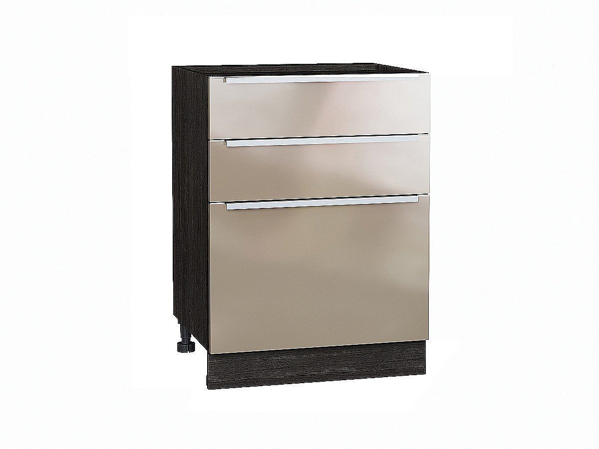 Шкаф нижний с 3-мя ящиками Фьюжн, цвет: Gallant Шкаф нижний с 3-мя ящиками Фьюжн, цвет: Gallant