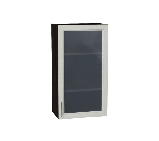 Шкаф верхний с 1-ой остекленной дверцей Сканди, цвет: Cappuccino Softwood