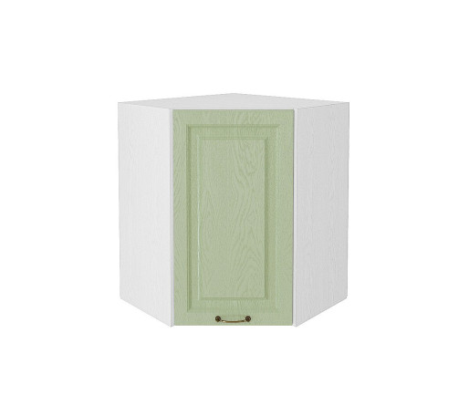 Шкаф верхний угловой Ницца, цвет: Дуб оливковый