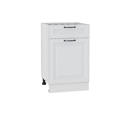 Шкаф нижний с 1-ой дверцей и ящиком Ницца, цвет: Blanco