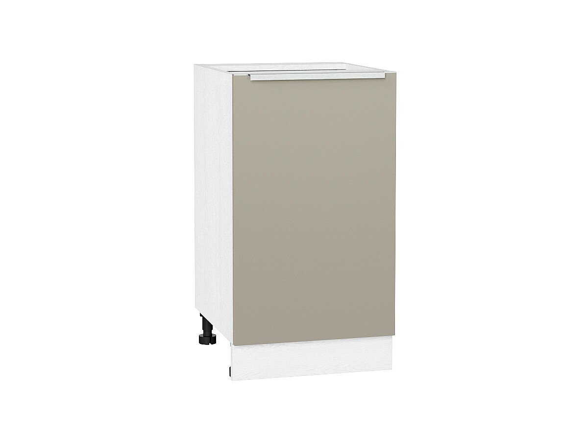 Шкаф нижний с 1-ой дверцей Фьюжн, цвет: Silky Grey Шкаф нижний с 1-ой дверцей Фьюжн, цвет: Silky Grey