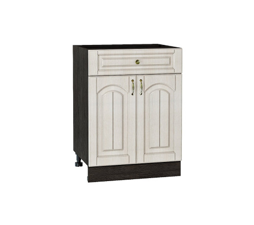 Шкаф нижний с 2-мя дверцами и ящиком Верона, цвет: Ясень золото