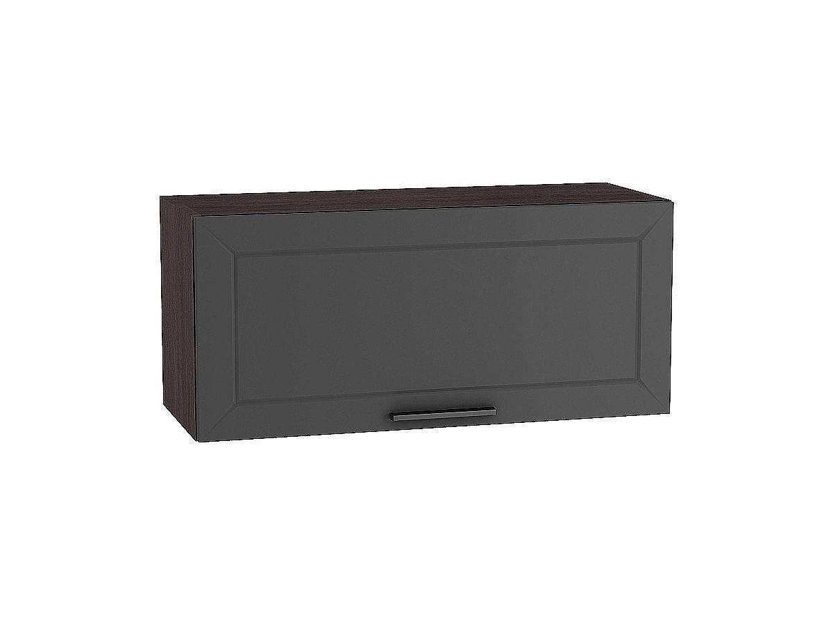 Шкаф верхний горизонтальный глубокий Глетчер, цвет: Маренго Силк Шкаф верхний горизонтальный глубокий Глетчер, цвет: Маренго Силк