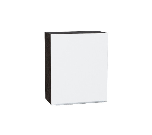 Шкаф верхний с 1-ой дверцей Фьюжн, цвет: Silky White